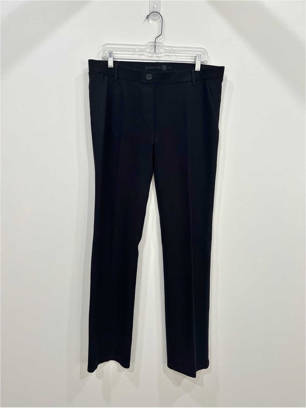 Betabrand Black Yoga Dress Pants